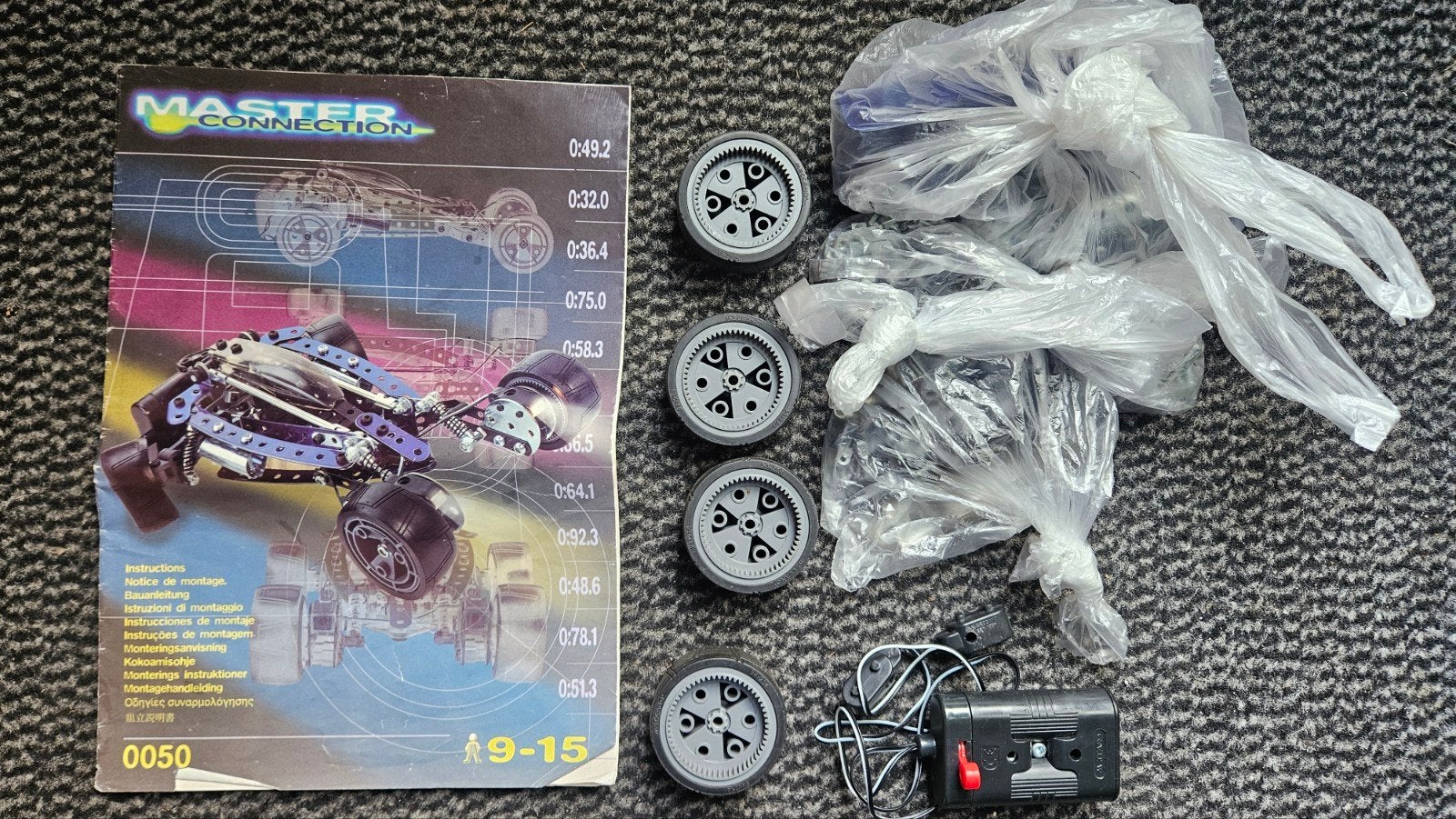 Meccano Master Connection Auto Bouwpakket met Motor, Hobby en Vrije tijd, Ophalen of Verzenden, Gebruikt