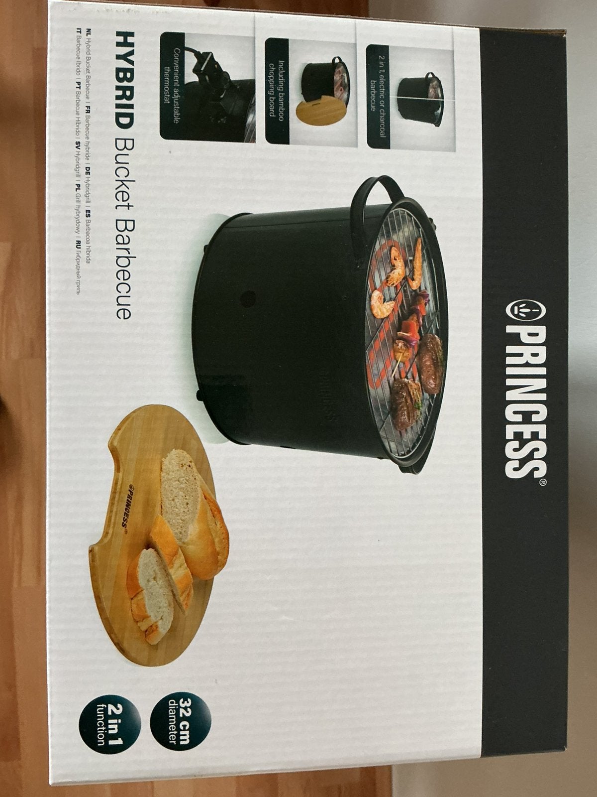 Bucket BBQ electrisch, Tuin en Terras, Elektrische barbecues, Ophalen of Verzenden, Nieuw