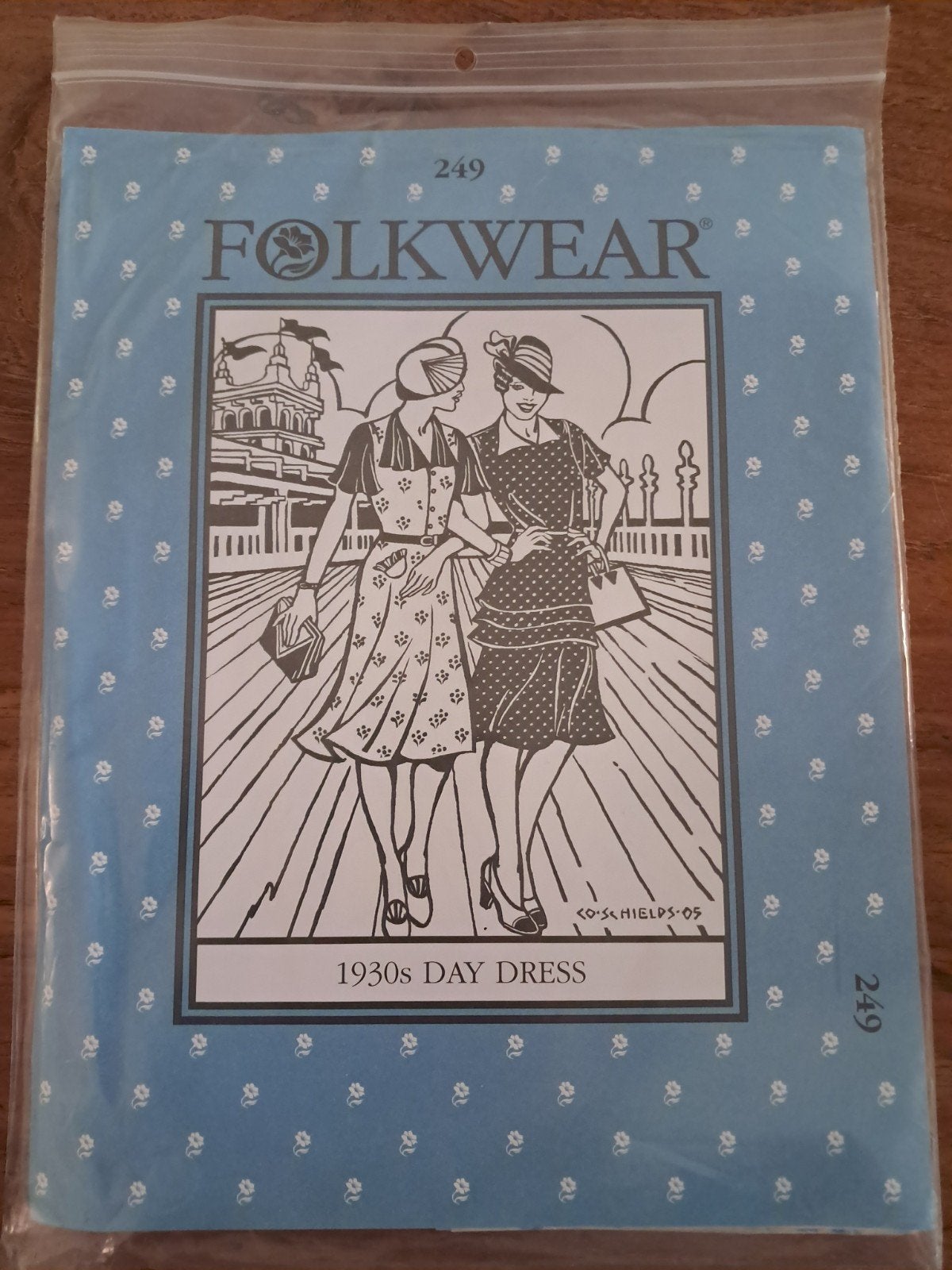 Folkwear 249 naaipatroon voor 1930s day dress, Hobby en Vrije tijd, Kledingpatronen, Ophalen of Verzenden, Nieuw, Vrouw, Overige merken