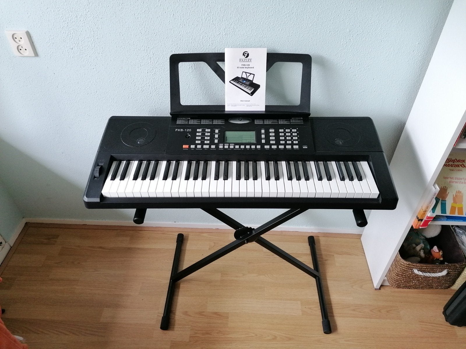 Fazley FKB-120 Keyboard - Nieuwstaat, incl. adapter, Muziek en Instrumenten, Ophalen of Verzenden, Nieuw, 61 toetsen, Overige merken