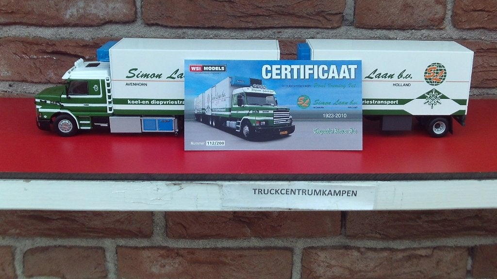 WSI  Scania  3  Torpedo  Streamliner  van  Simon  Laan., Ophalen of Verzenden, Nieuw, Bus of Vrachtwagen, Wsi