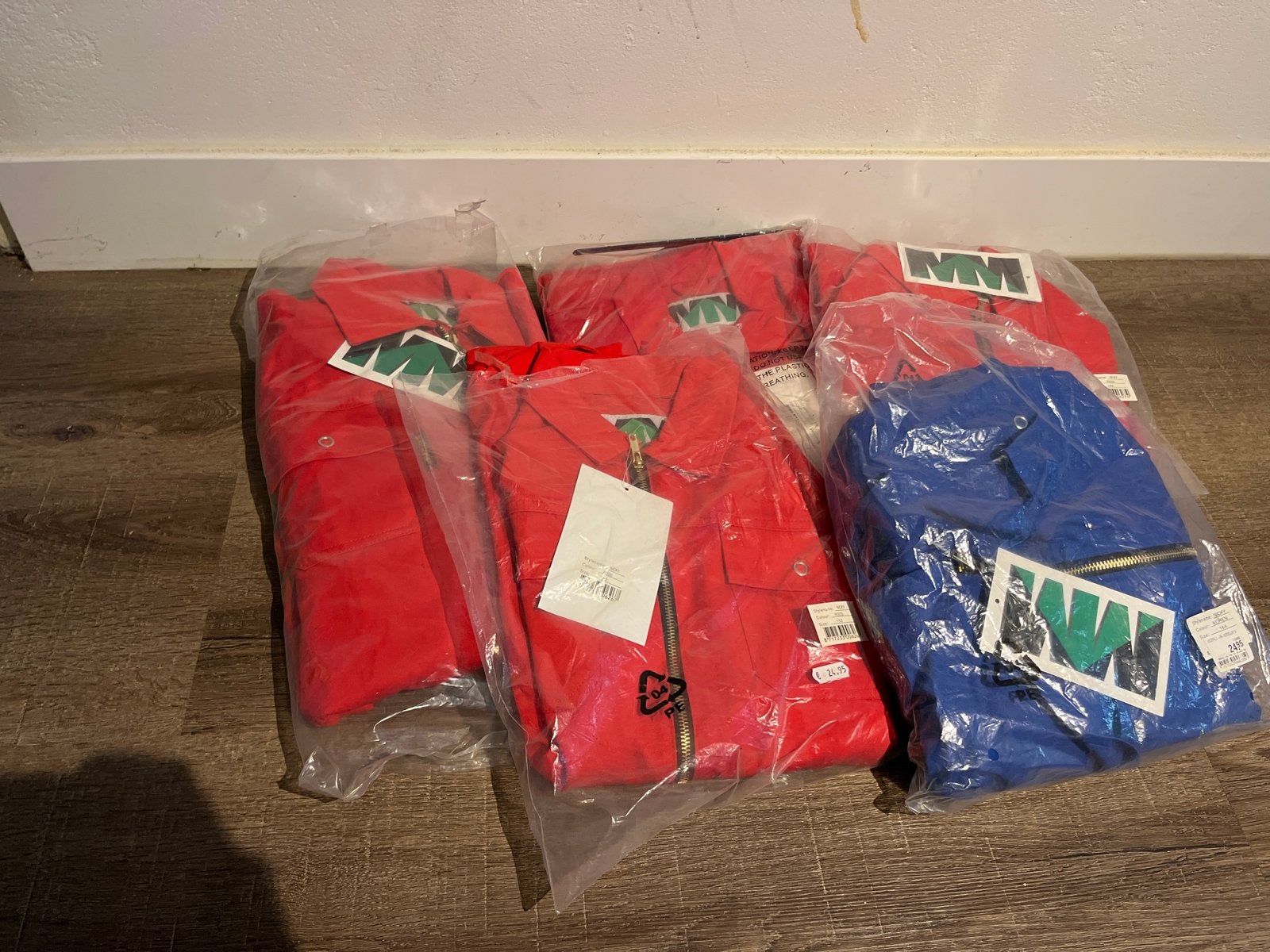 Nieuwe Stormvik Werkjassen - Rood & Blauw, Ophalen of Verzenden, Nieuw