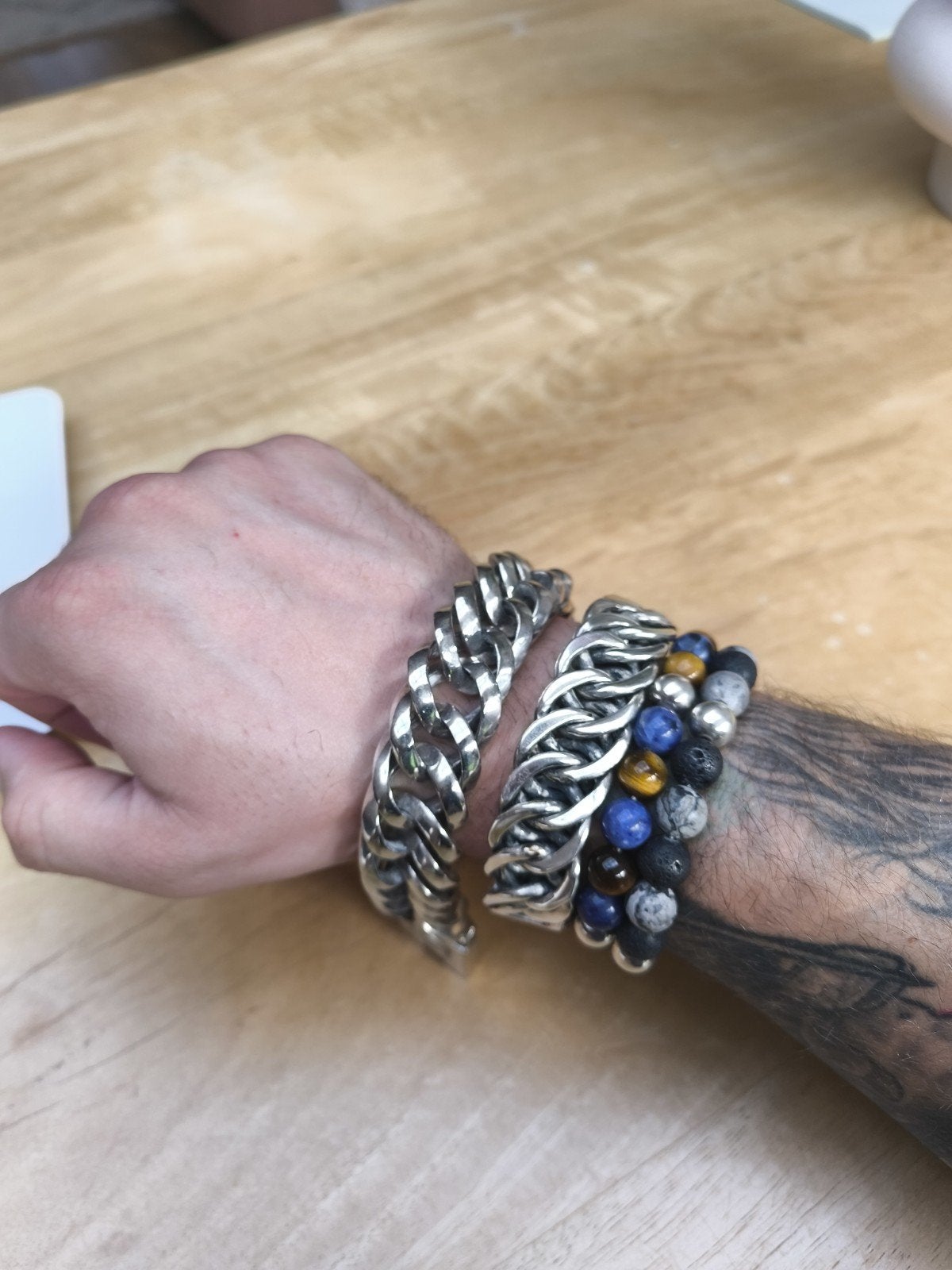 Buddha to Buddha Chain XL Armband Zilver 19 cm, Ophalen of Verzenden