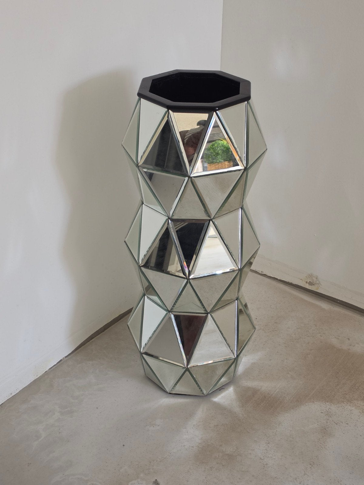 Spiegelvaas - Modern en Uniek Design bieden., Ophalen, Zo goed als nieuw, Modern, Glas