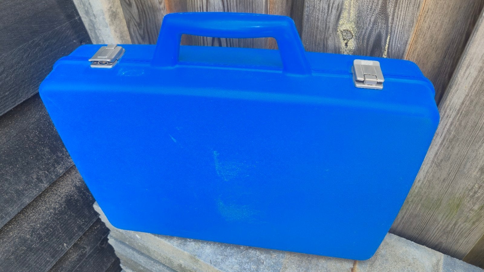 plastic koffer, Ophalen of Verzenden, Gebruikt, Hard kunststof, Minder dan 50 cm