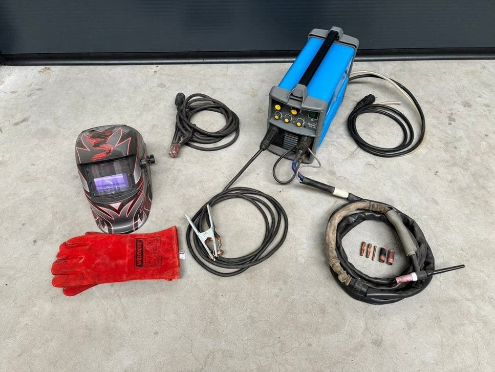 Cemont Smarty TX 150 Tig lasapparaat Air liquide, Ophalen, Gebruikt, 150 tot 250 ampère, Tig