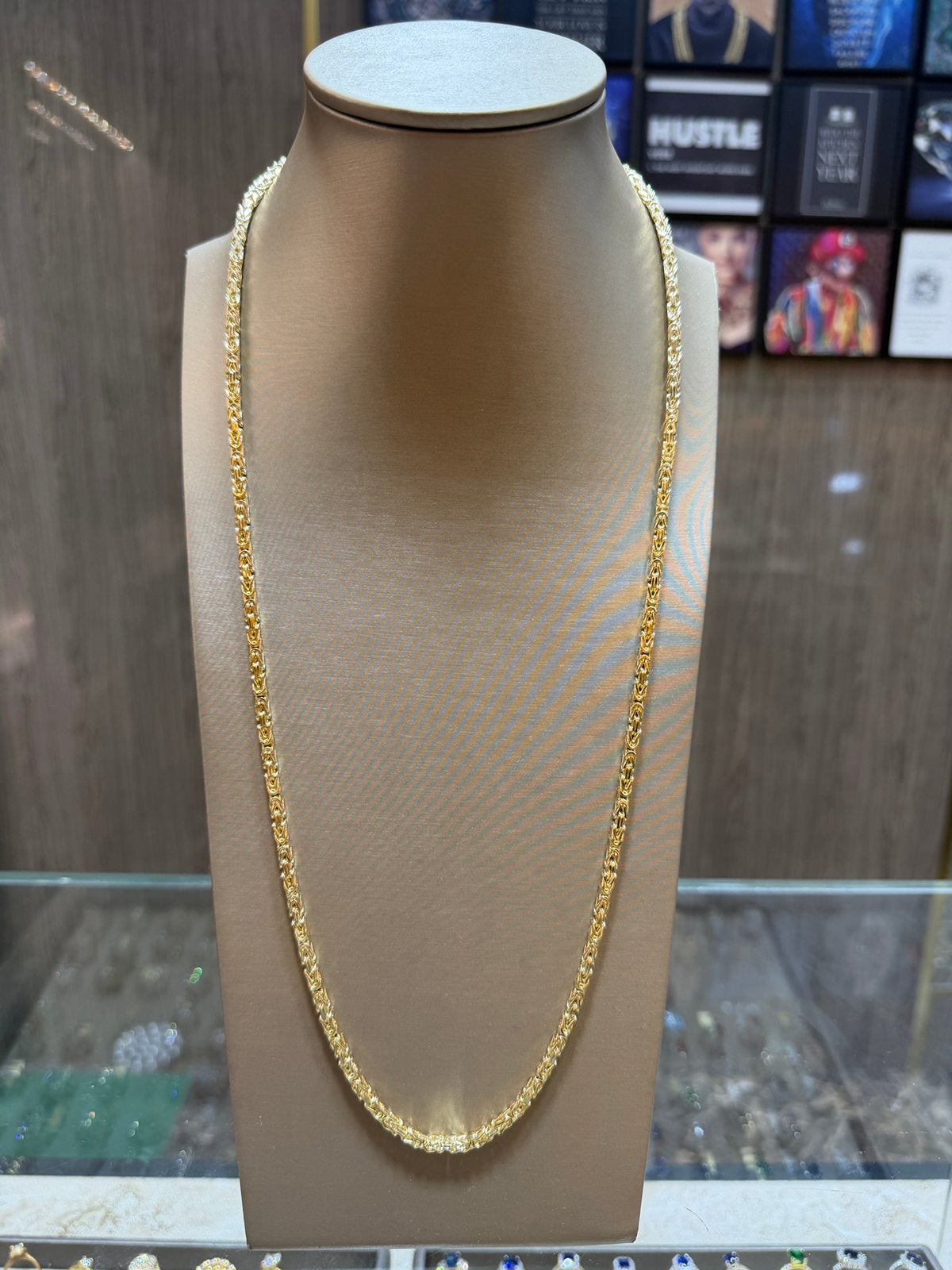 18KT Goud - 62.6 Gram - Ketting - KONING, Ophalen, Nieuw, Goud