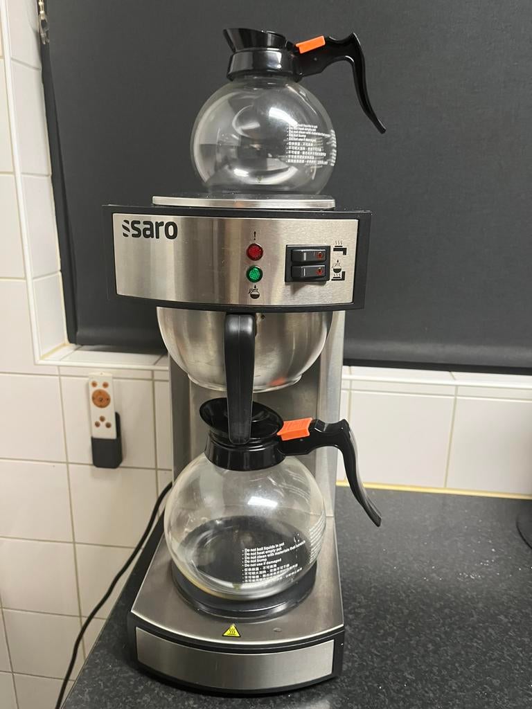 Saro BrewMaster Duo, Witgoed en Apparatuur, Koffiezetapparaten, 10 kopjes of meer, Ophalen, Zo goed als nieuw, Koffiemachine