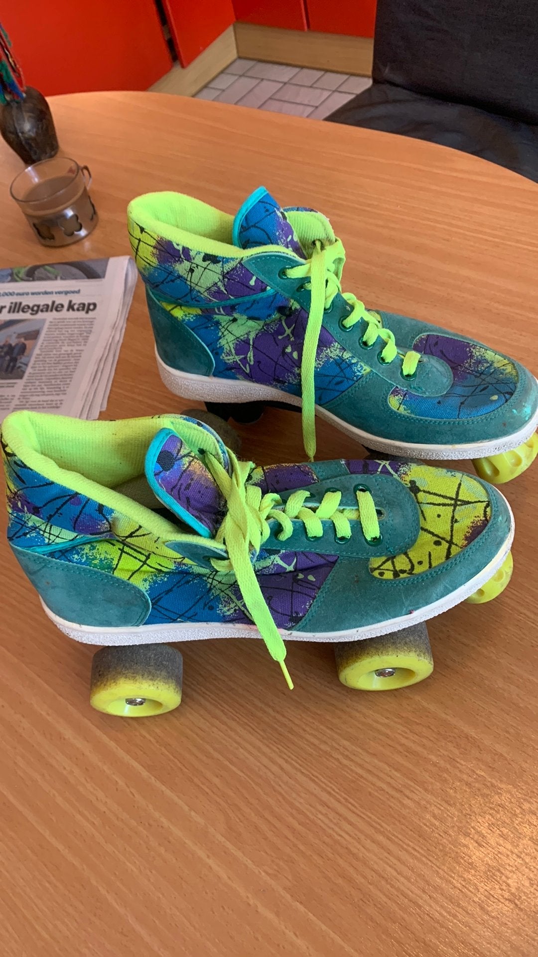 Roller skates maat 6 rolschaatsen., Ophalen of Verzenden, Gebruikt