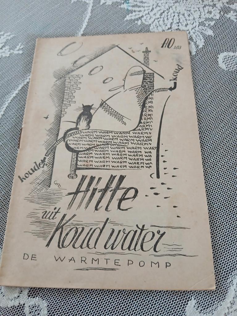 Boekje AO reeks Stichting IVIO nr. 183/1947. De warmtepomp, Ophalen of Verzenden, Gelezen