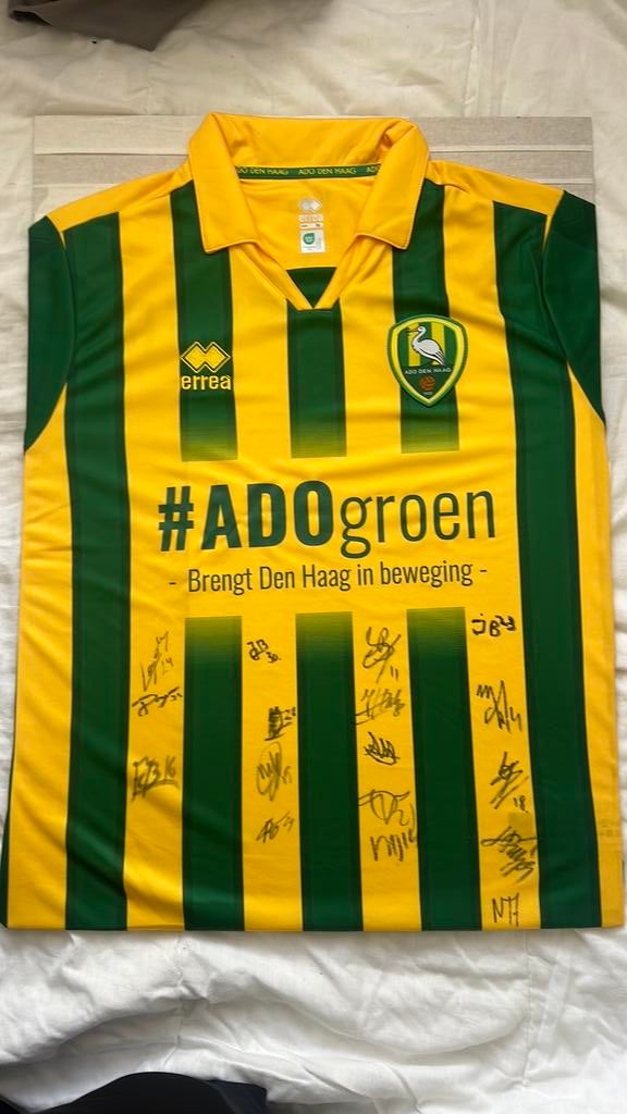 ADO Shirt seizoen 2025/2026 - kampioen, Sport en Fitness, Voetbal, Maat XL, Ophalen of Verzenden, Nieuw, Shirt