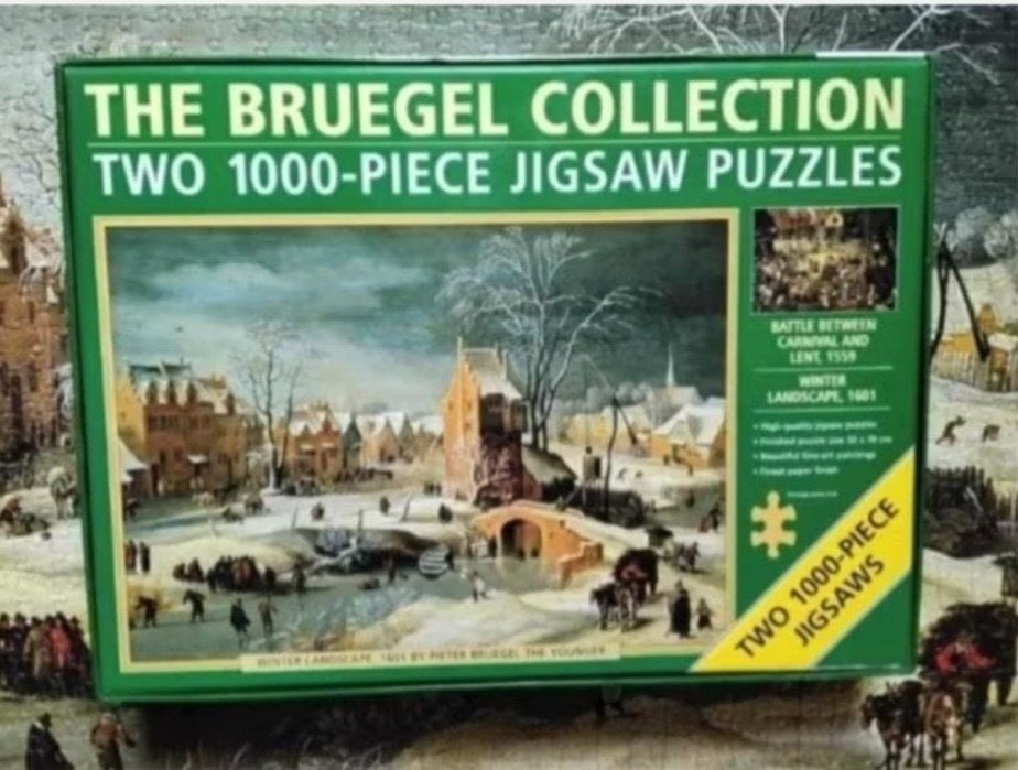 Puzzel the bruegel collection 2x 1000 stukjes, Ophalen, Meer dan 1500 stukjes, Zo goed als nieuw, Legpuzzel