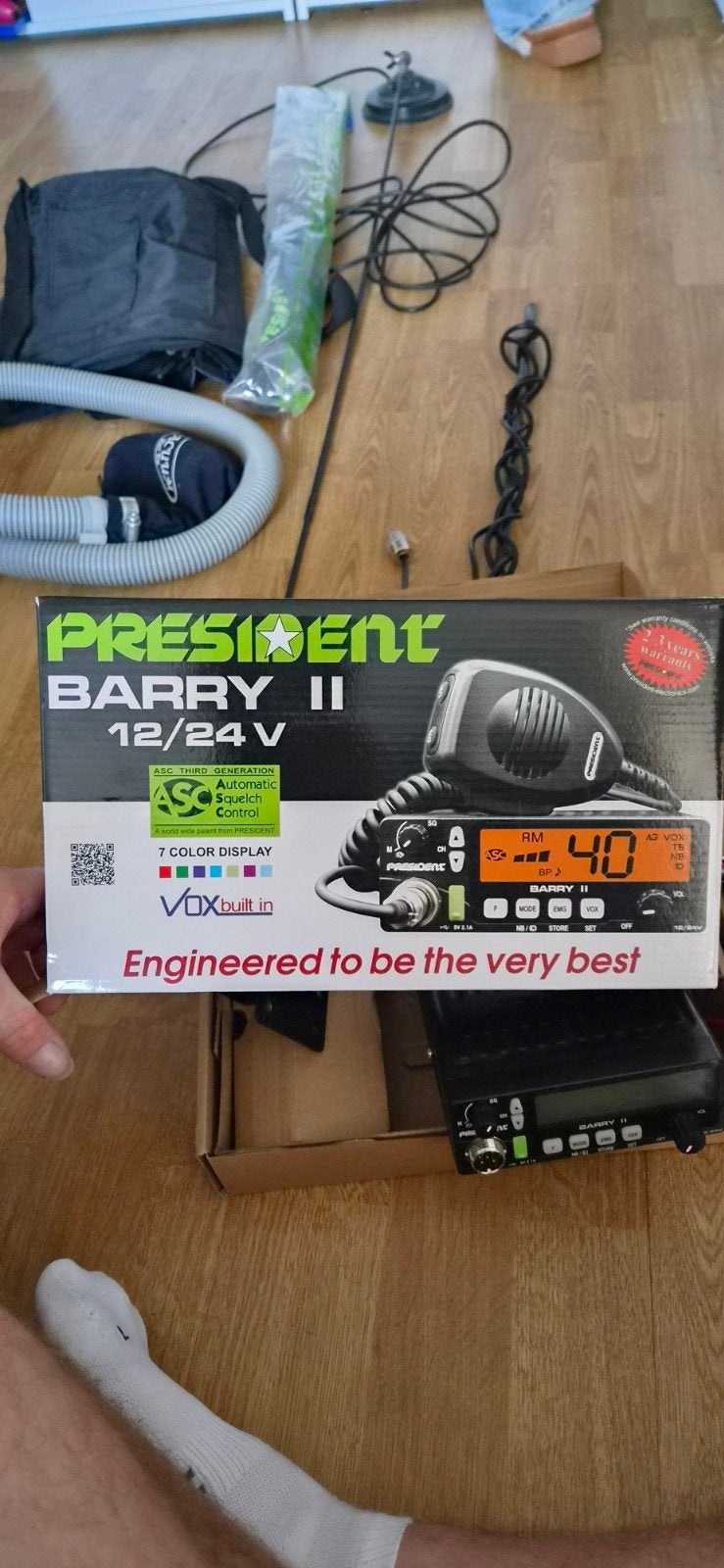 President Barry II 12/24V CB Radio - Nieuw in doos, Ophalen, Nieuw