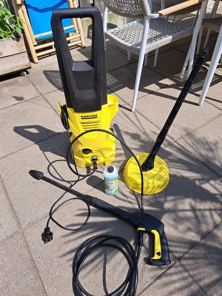 Karcher K2 hogedrukreiniger met terrasreiniger, Ophalen, Zo goed als nieuw, Elektrisch