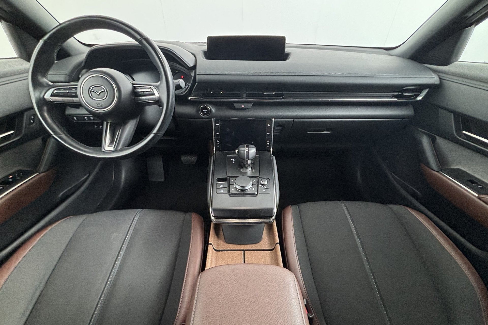 Mazda MX-30 e-SkyActiv 145 Comfort 36 kWh Onderweg naar deal, Gebruikt, Zwart, 35 kWh, Leder en Stof