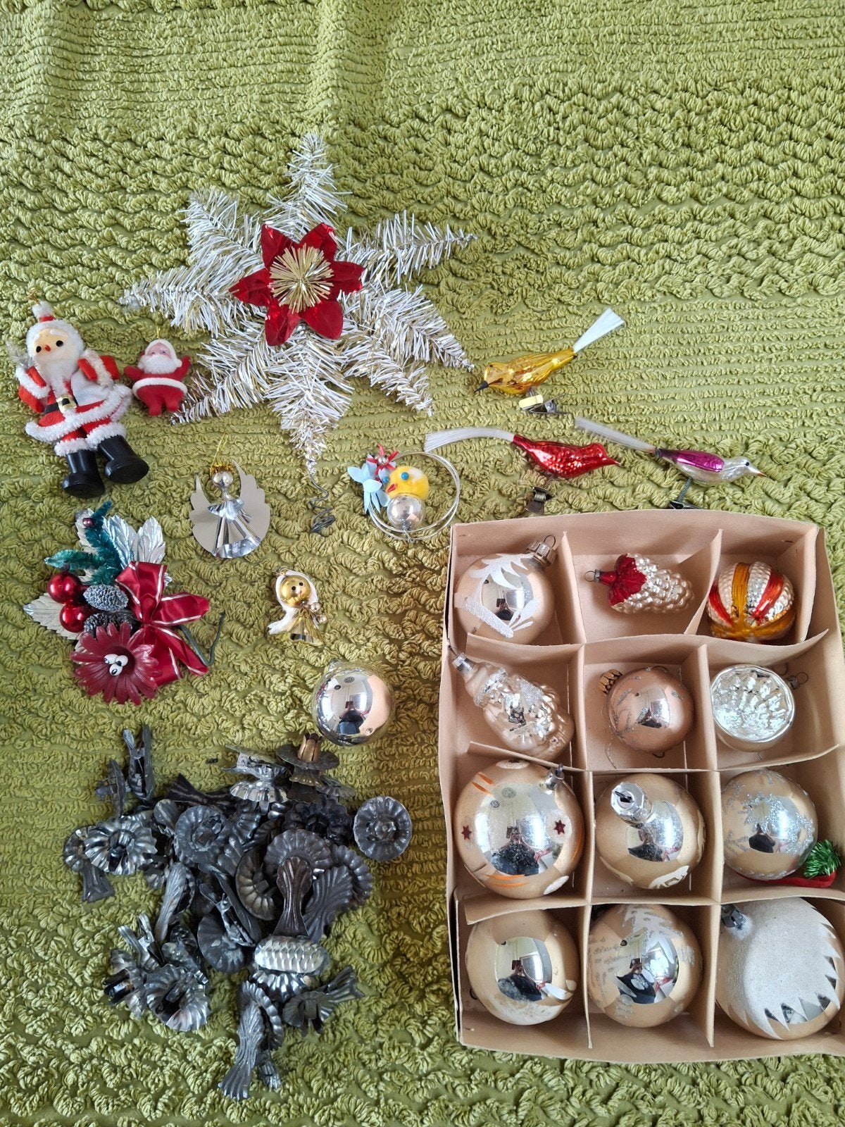 oude kerstballen / kerstversiering, Ophalen of Verzenden