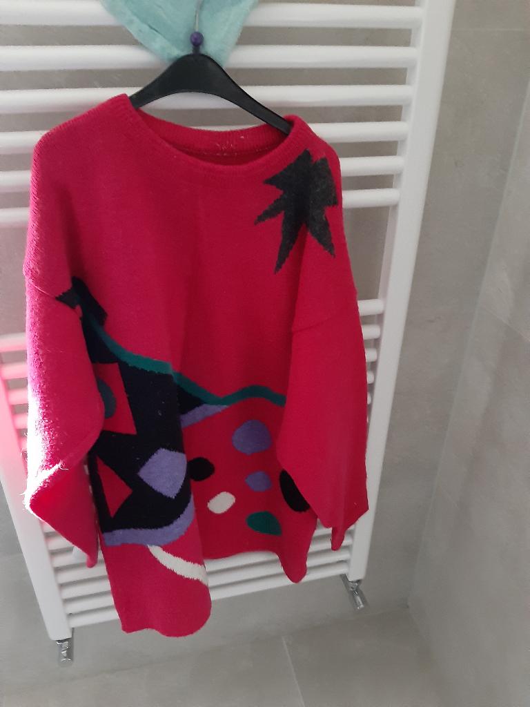 Vintage trui met lange mouwen, kleur: roze., Ophalen of Verzenden, Zo goed als nieuw, Roze