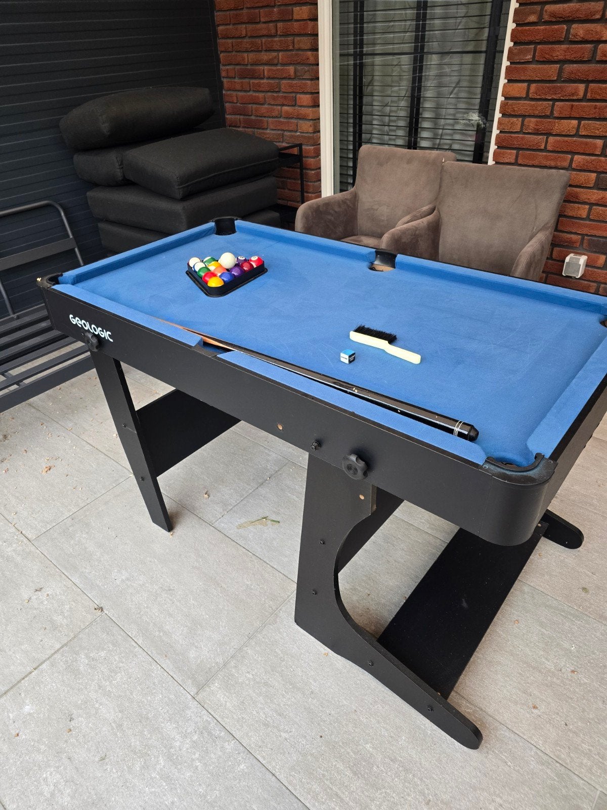Geologic Pooltafel met accessoires, Ophalen of Verzenden, Pooltafel