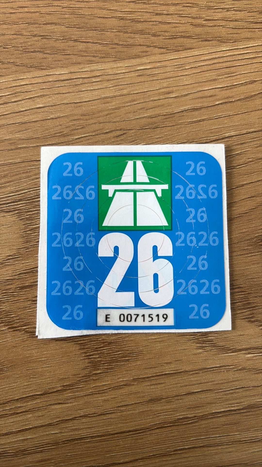 Autovignetten Zwitserland, Tickets en Kaartjes, Autovignetten, Eén persoon