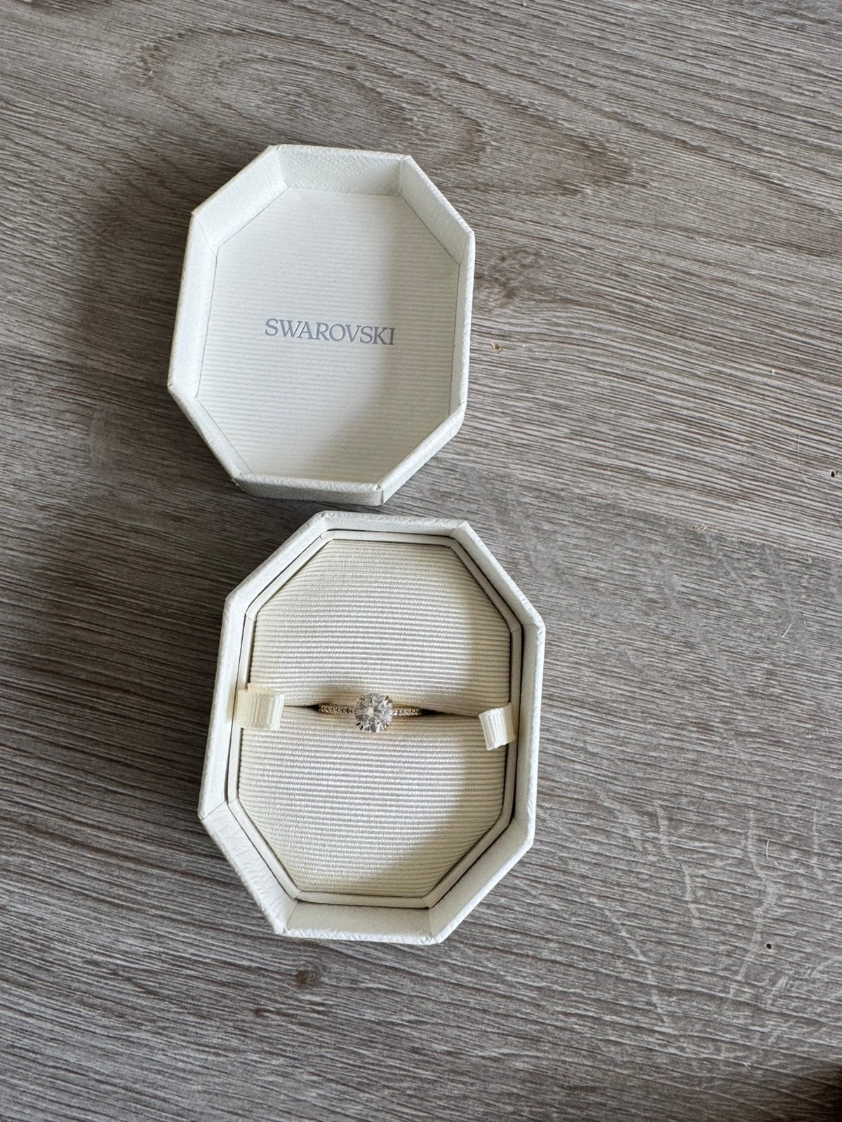 Swarovski Ring, Sieraden, Tassen en Uiterlijk, Ringen, Ophalen of Verzenden, Dame, Zilver, Kleiner dan 17