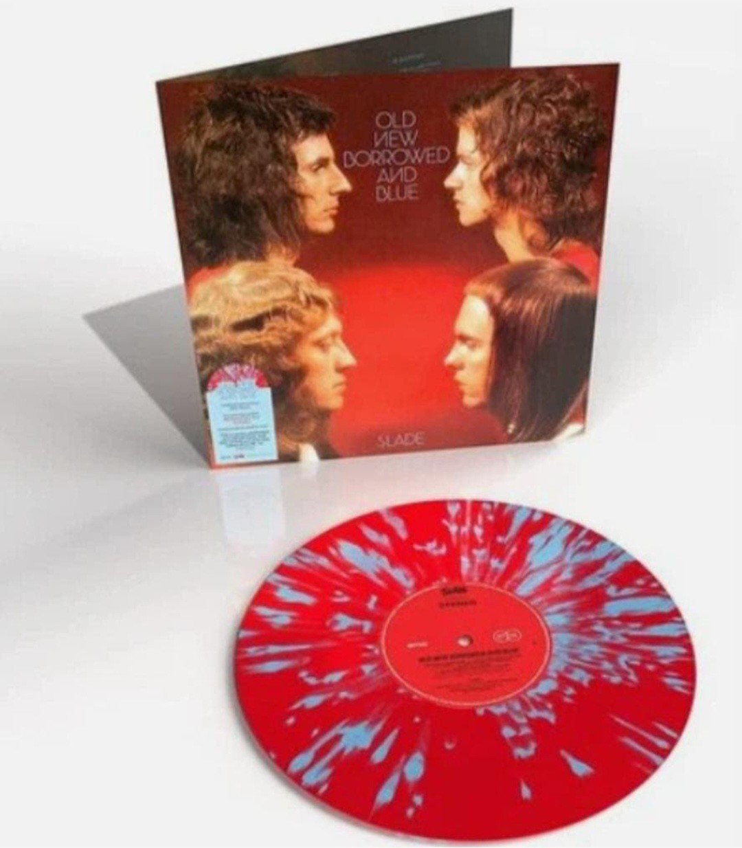 Slade - Old new Borrowed and blue/Reissue splatter vinyl, Ophalen of Verzenden, Nieuw in verpakking, Overige formaten, Poprock