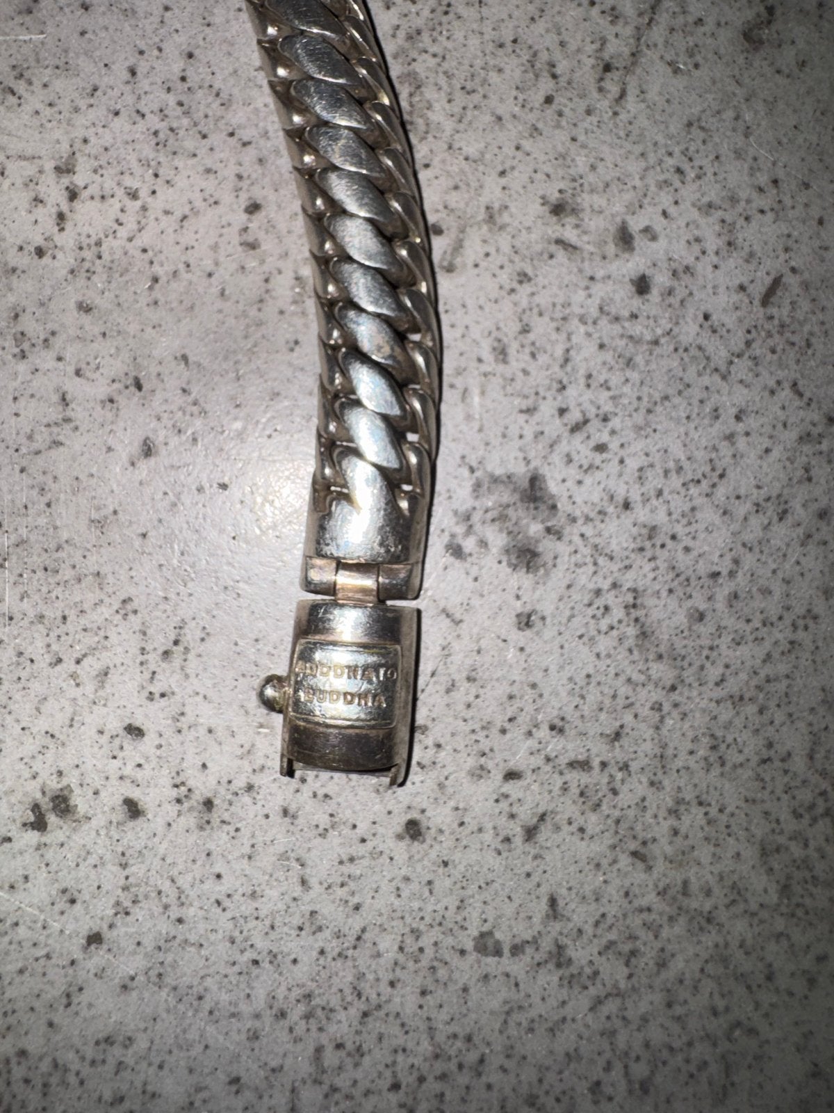Buddha to Buddha armband zilver, Ophalen, Gebruikt, Zilver