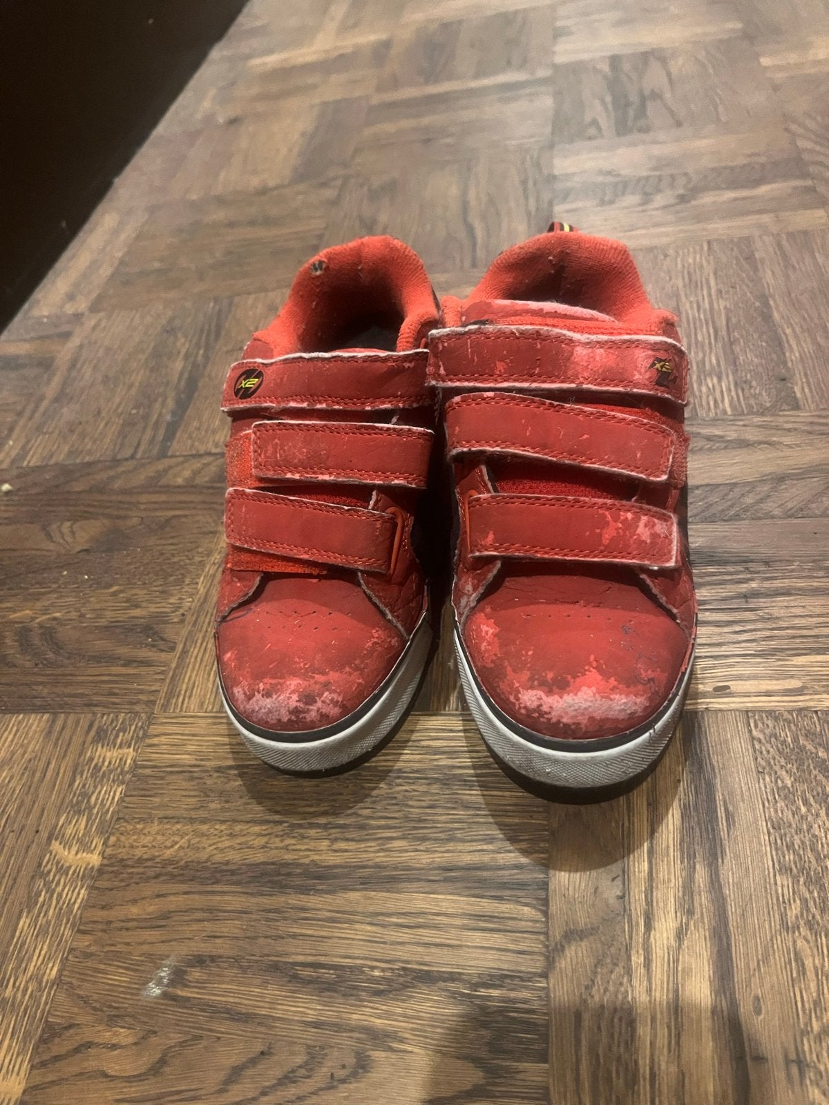 Rolschoenen Maat 32 - Rood/Zwart, Ophalen of Verzenden, Gebruikt, Kinderen