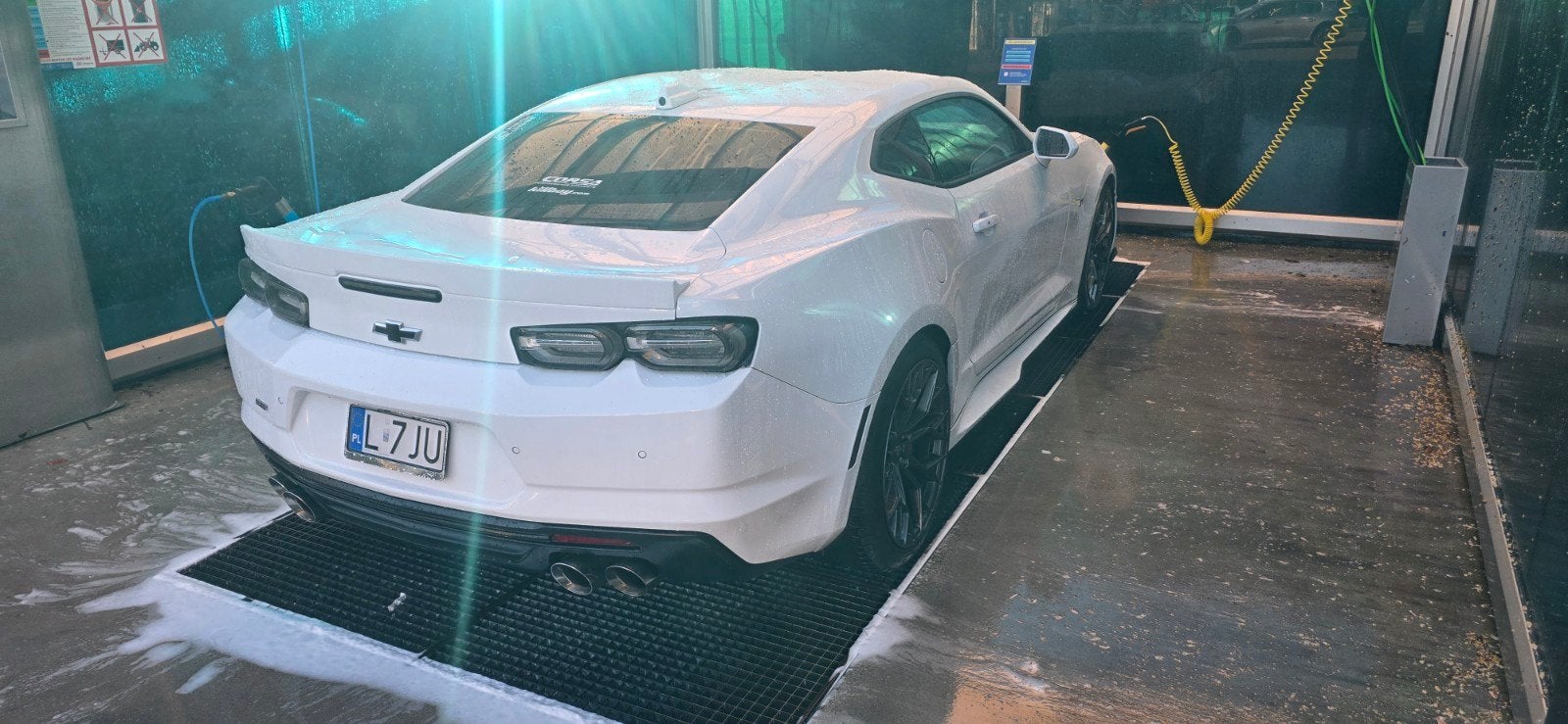 Chevrolet Camaro SS/1LE, Automaat, Achterwielaandrijving, Wit, Leder