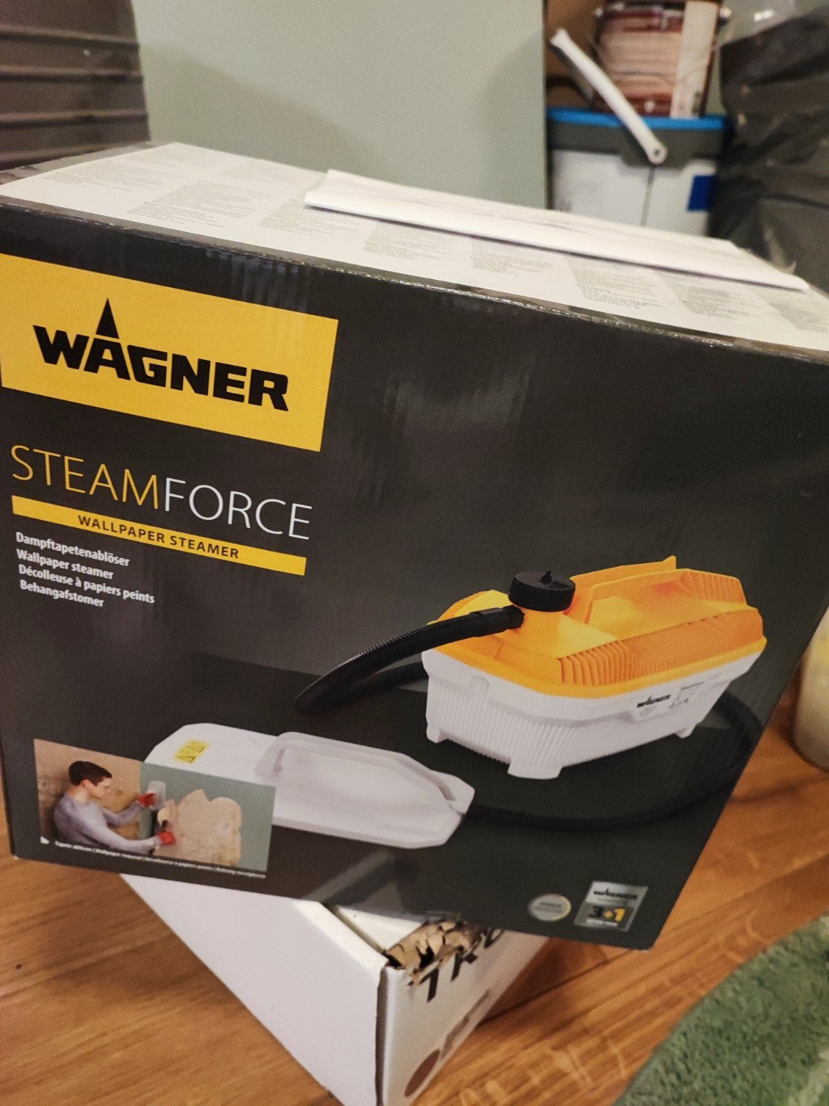 Wagner Steamforce behang afneem stoom machine, Ophalen, Verfspuit of Verfpomp