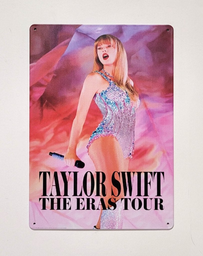 Taylor Swift Eras Tour reclamebord van metaal wandbord deco, Verzamelen, Info@deconoord.nl, Deco Noord, Nieuw, Ophalen of Verzenden