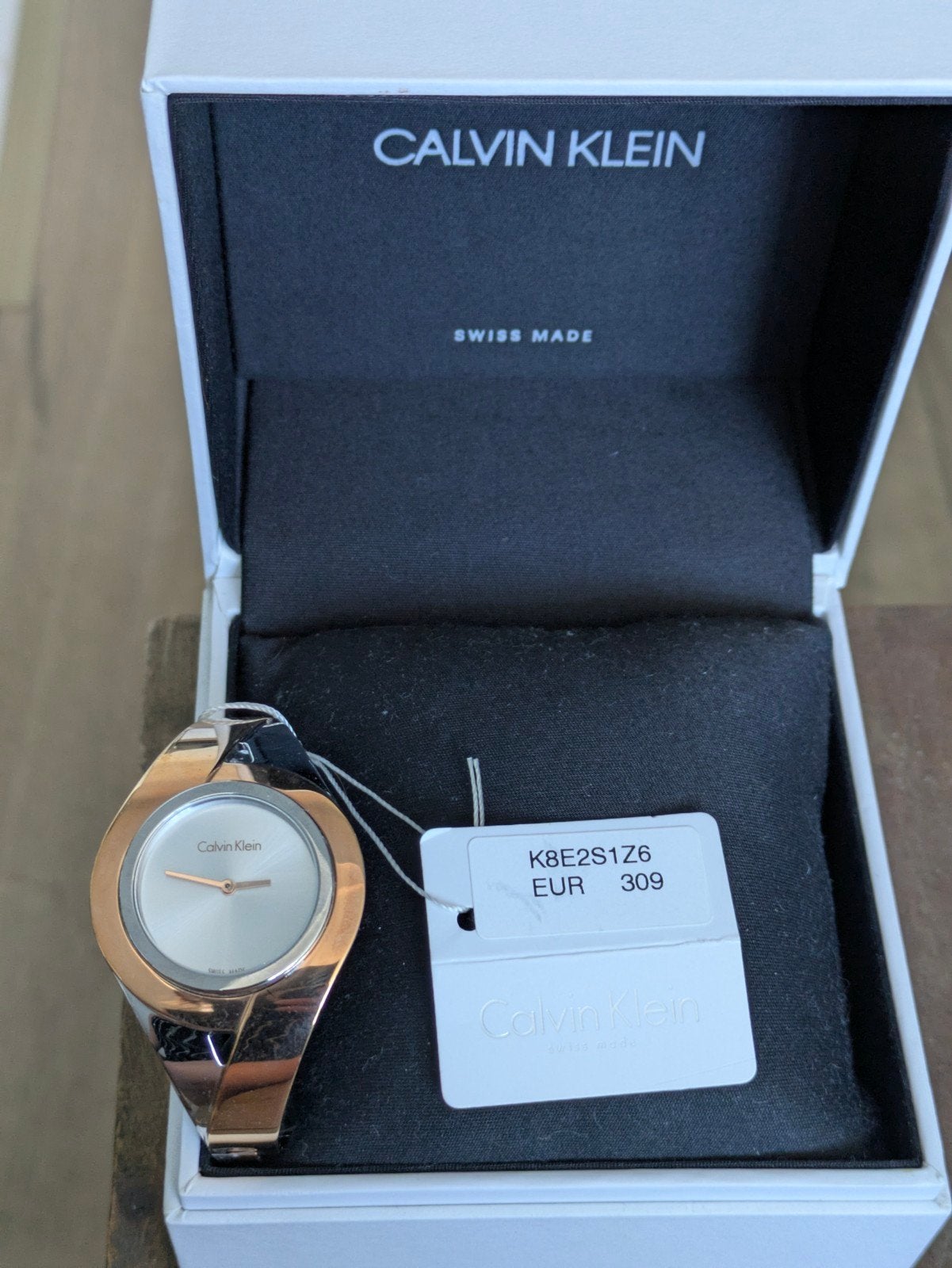 Calvin Klein horloge - Nieuw in doos, maat S, Ophalen of Verzenden, Nieuw, Polshorloge, Overige merken