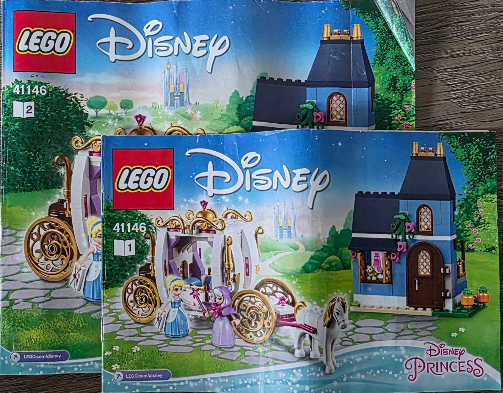 Lego Disney Princess Assepoester's Koets 41146, Compleet, Gebruikt, Lego, Ophalen of Verzenden