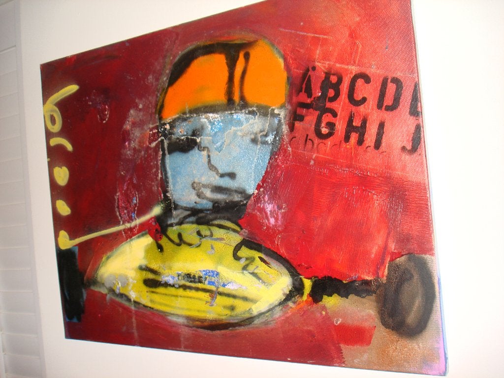 Herman Brood schilderij op circuit, Ophalen