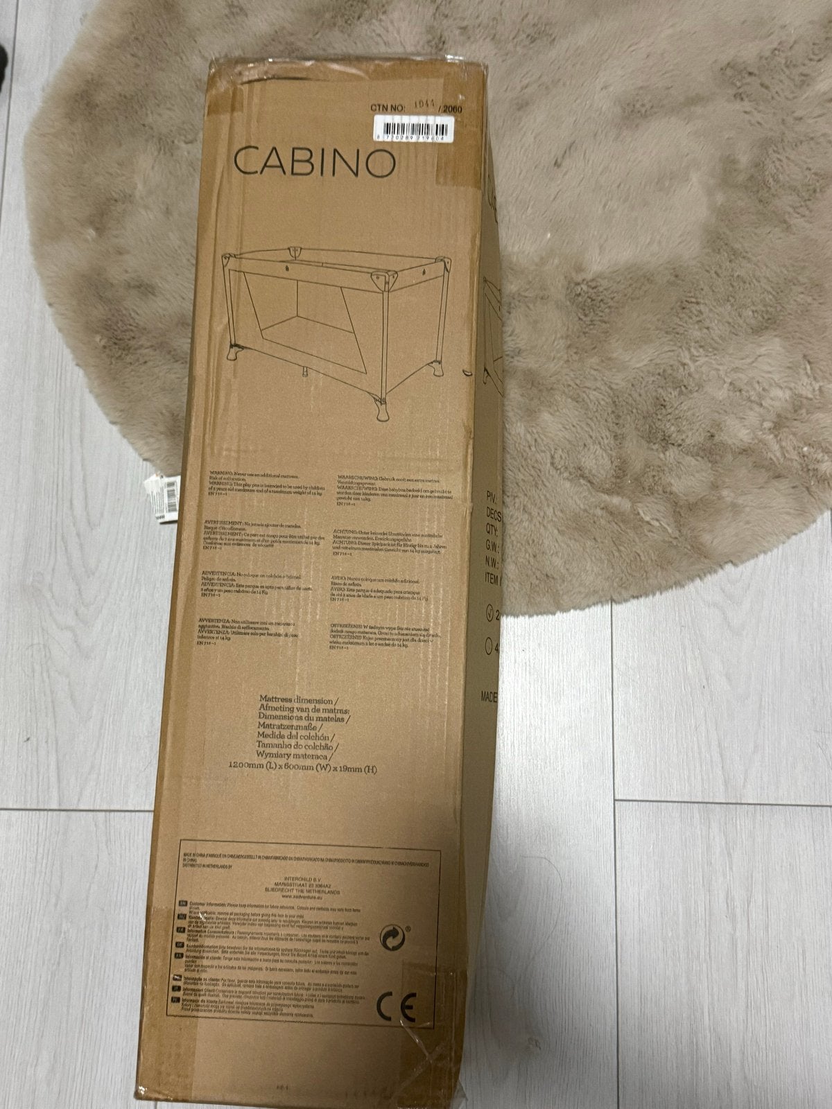 Cabino Reisbedje - Nieuw in doos, Ophalen of Verzenden, Nieuw, Reisbedje