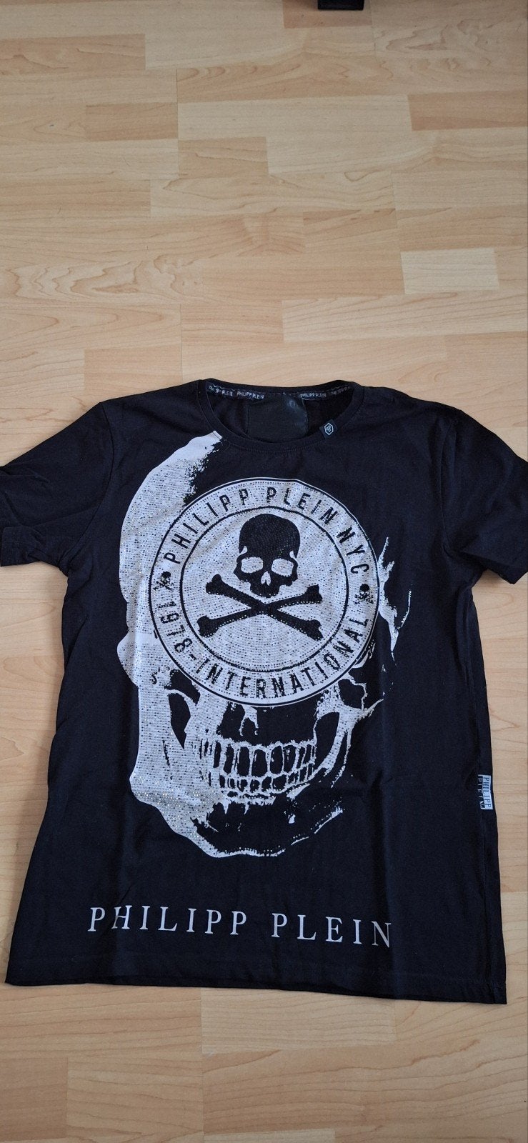 philipp plein shirt, Ophalen of Verzenden, Zo goed als nieuw, Maat 52/54 (L), Zwart