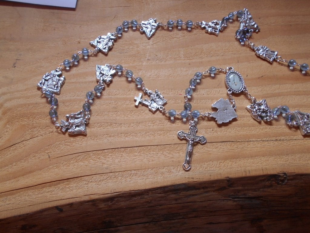 Rozenkrans met Kruiswegstaties, Ophalen of Verzenden
