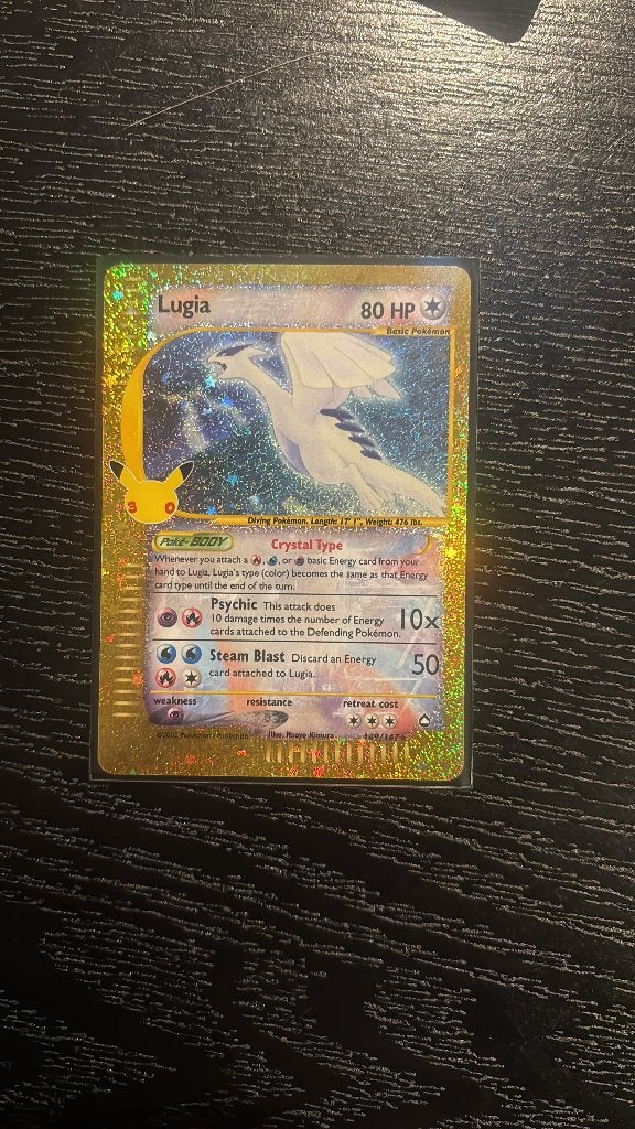 Lugia, Ophalen of Verzenden, Zo goed als nieuw, Losse kaart