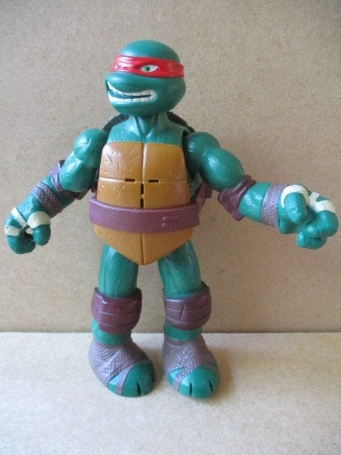adv11243 turtles poppetje 4, Ophalen, Overige figuren, Gebruikt, Beeldje of Figuurtje