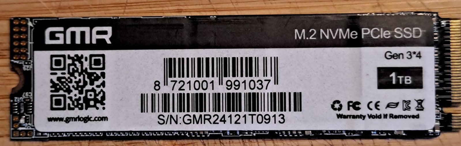 GMR m-2 SSD 1Tb, Computers en Software, Intern, SSD, GMR, Ophalen of Verzenden