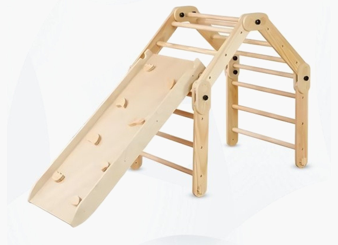 Opvouwbare Klimdriehoek met Klimrek en Glijbaan, Kinderen en Baby's, Ophalen, Gebruikt, Klimwand