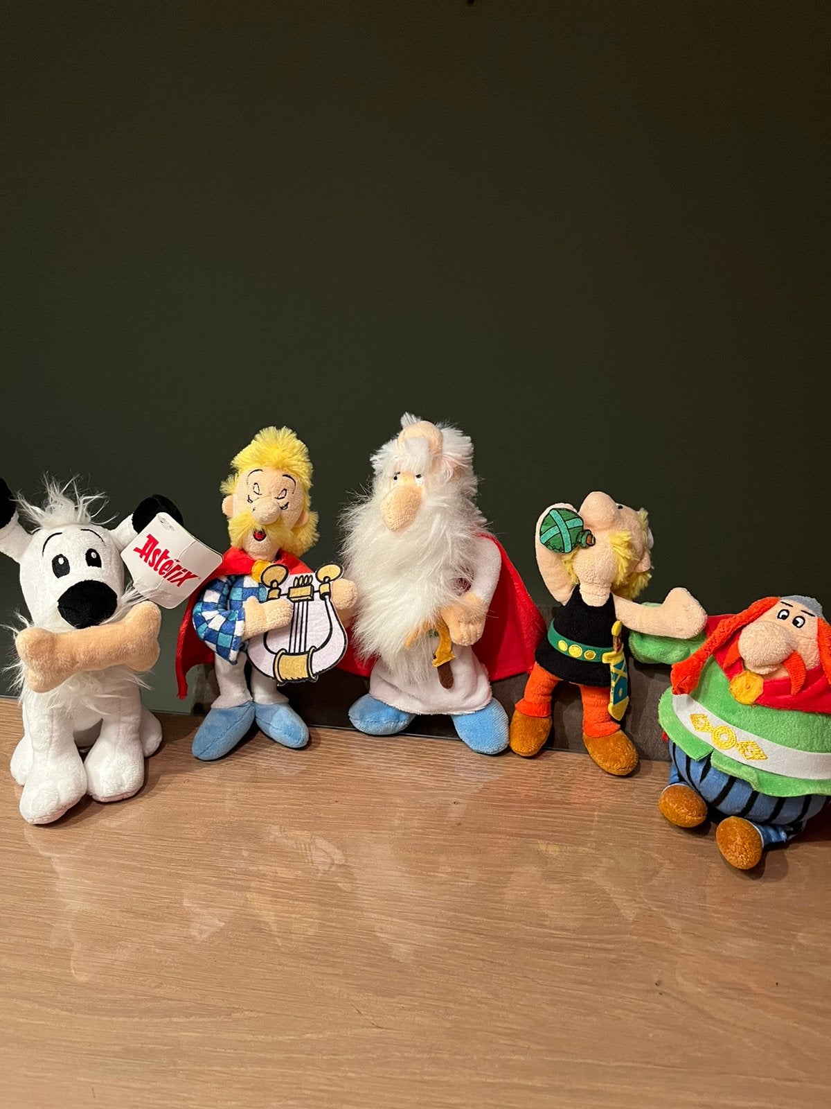 Leuke set Asterix en Obelix knuffels, Ophalen of Verzenden, Asterix en Obelix, Zo goed als nieuw, Beeldje of Figuurtje