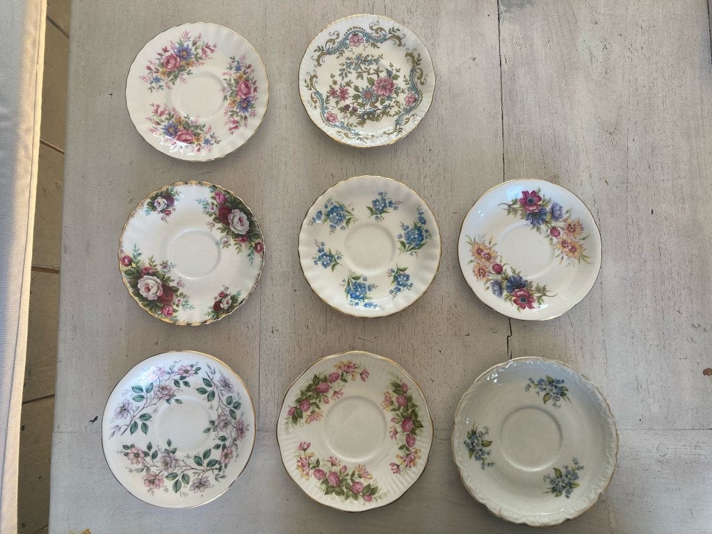 Schoteltjes van verschillende merken, o.a. Royal Albert, Ophalen of Verzenden