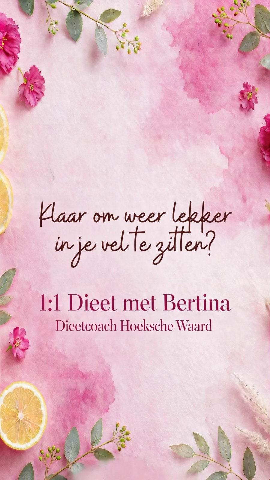 Foto 3 van Het 1 op 1 Dieet met Bertina - Dieetcoach Hoekschewaard