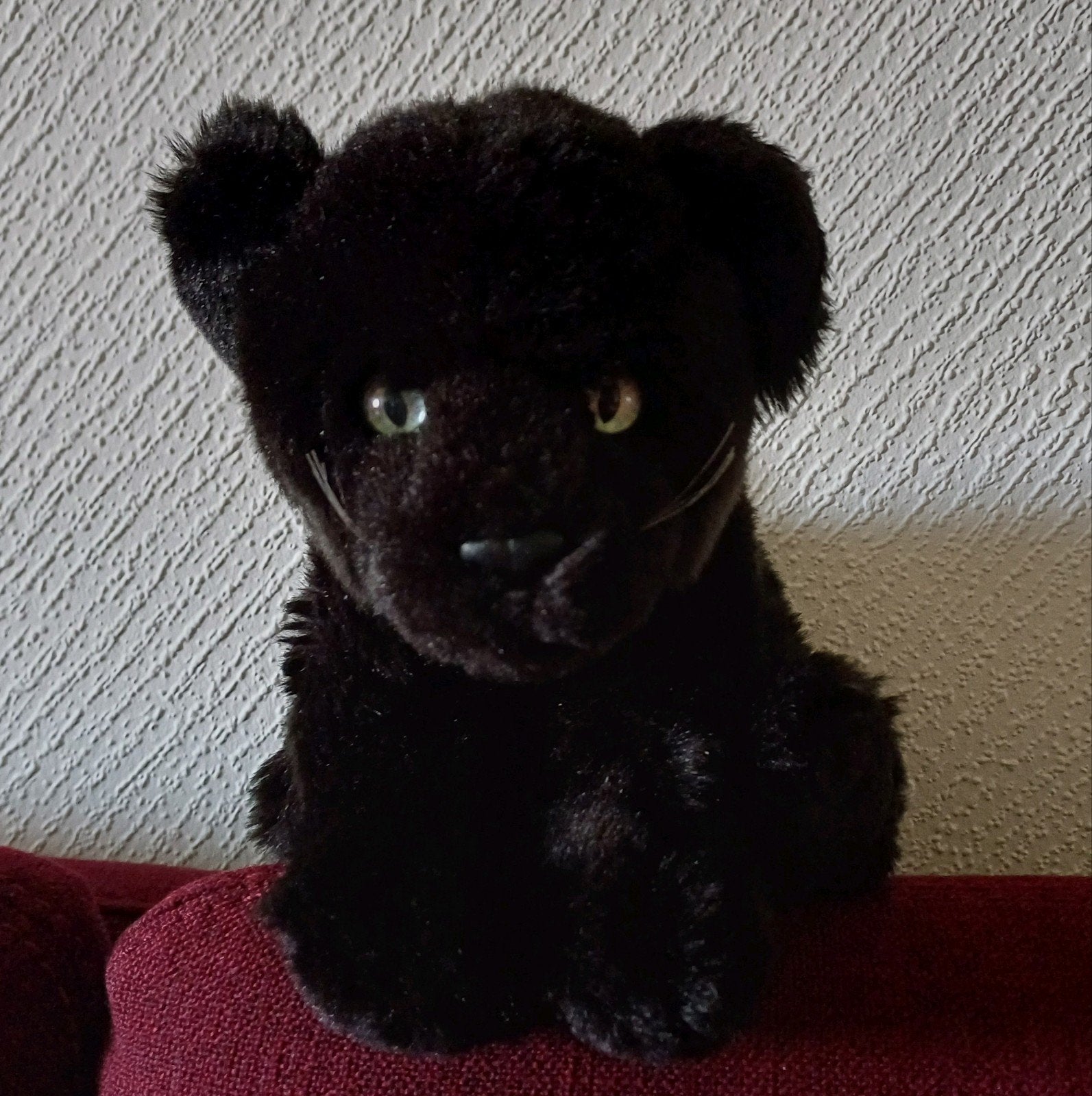 Mooie zwarte panter van het wereld natuur fonds 22 cm, Ophalen, Gebruikt, Overige typen