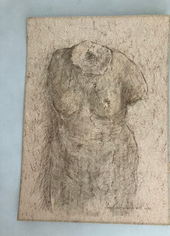 Vrouwelijk naakt - Maria de Ruiter de Witt, Ophalen of Verzenden