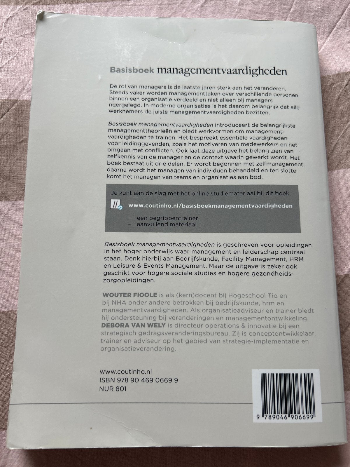 Basisboek Management Vaardigheden - Zelfkennis naar Leidersc, Boeken, Ophalen of Verzenden, Gamma, Gelezen, HBO