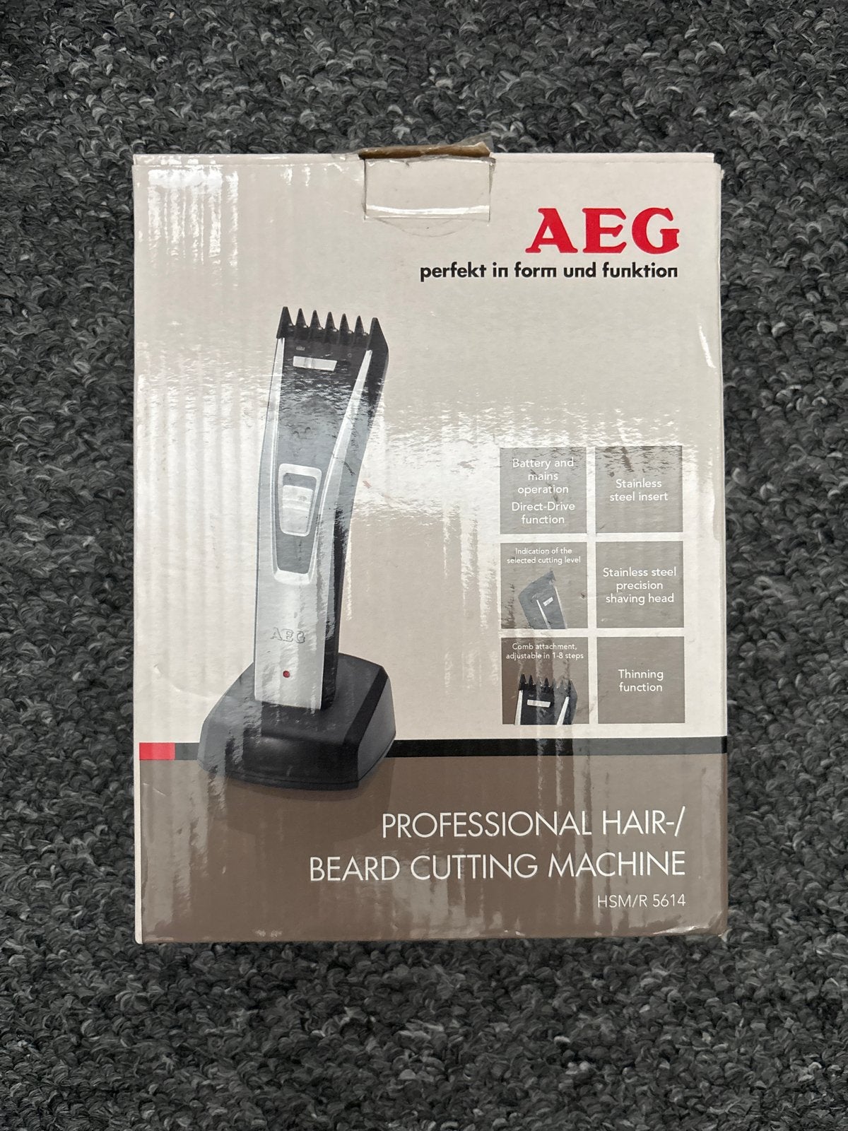 AEG Professionele Haar-/Baardtrimmer HSM/R 5614, Ophalen, Nieuw, Scheren en Epileren