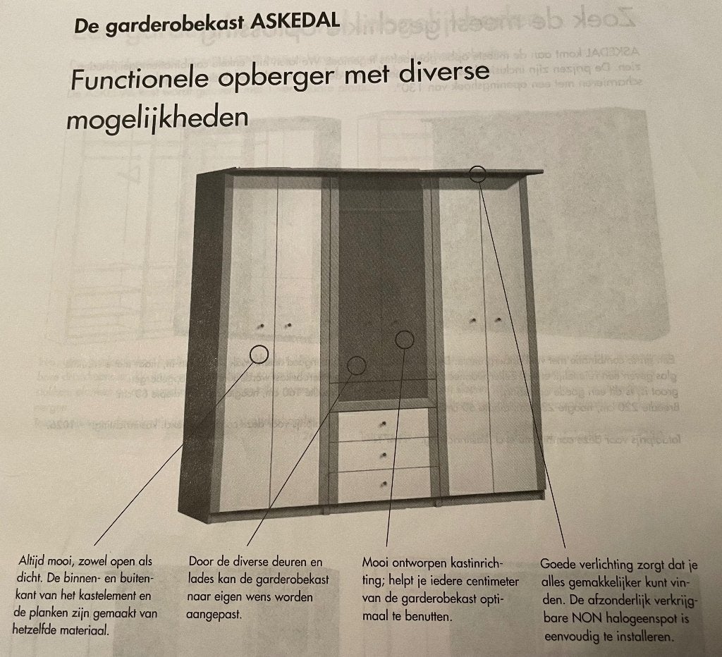 Driedelige IKEA kast, Ophalen, Gebruikt, 200 cm of meer, 50 tot 100 cm