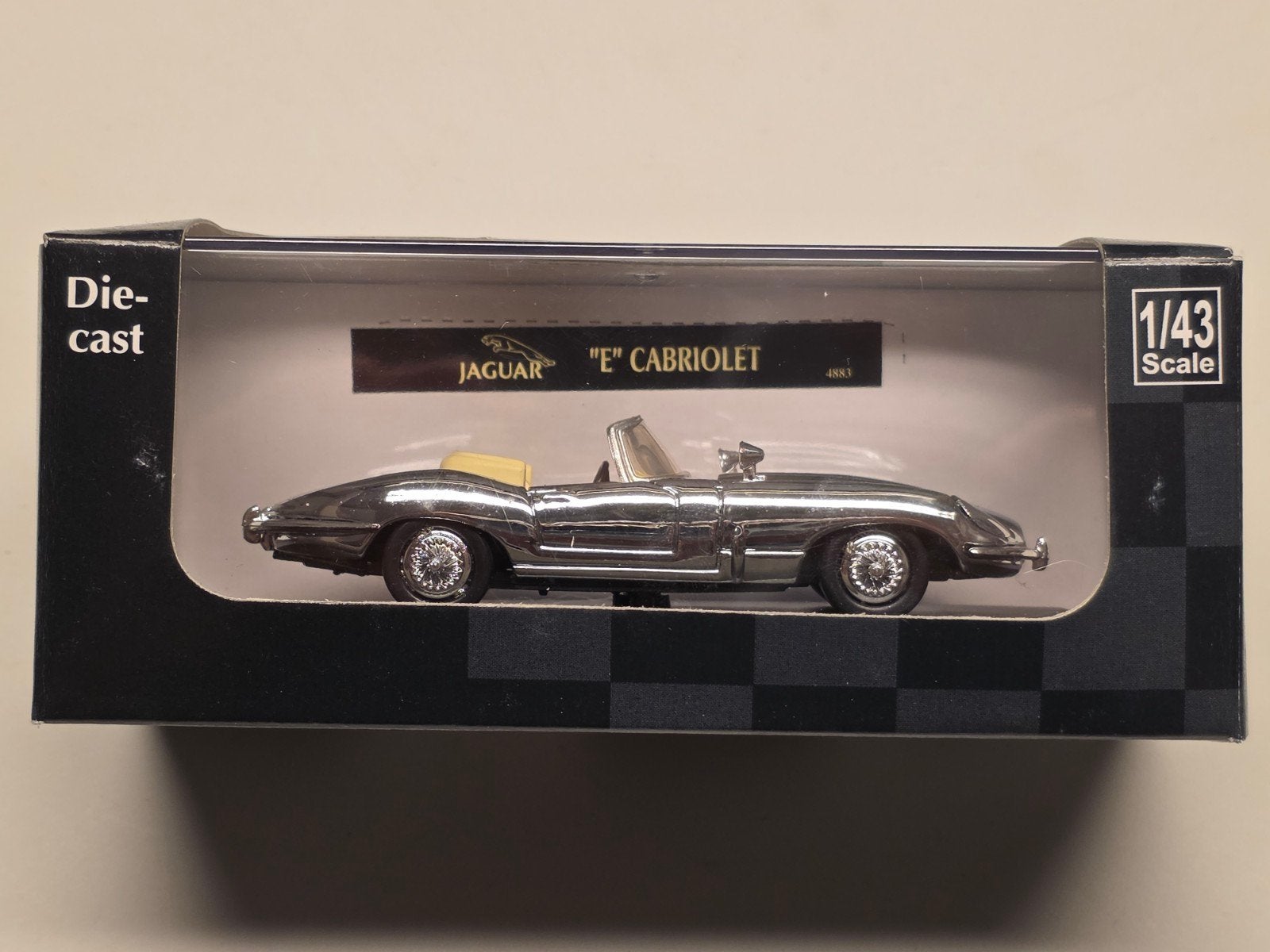 Jaguar E-Type Cabriolet Diecast Model 1:43 Schaal, Ophalen of Verzenden, Nieuw, Auto, Overige merken