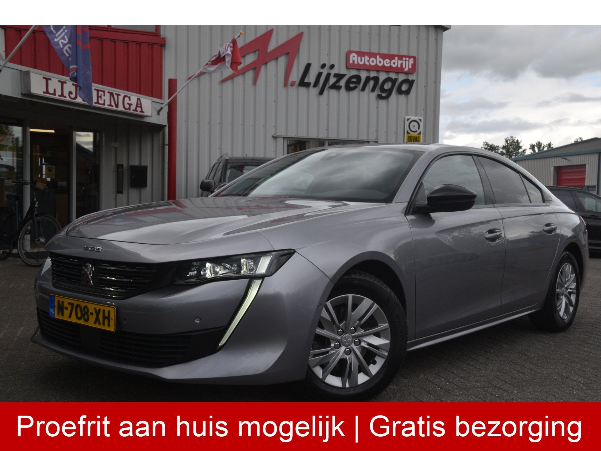 Peugeot 508 1.2 PureTech Allure Pack Business Carplay | Came, Auto's, Gebruikt, Euro 6, 1199 cc, Leder en Stof